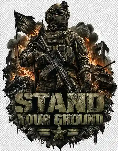 MIL-007 military T-shirt design