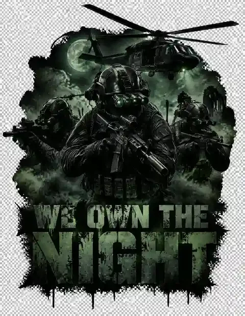 MIL-009 military T-shirt design