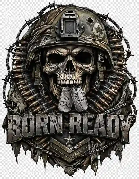 MIL-010 military T-shirt design