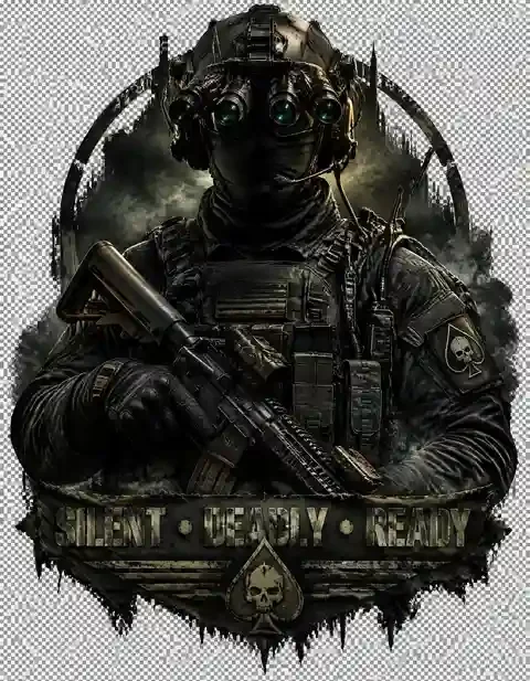 MIL-015 military T-shirt design