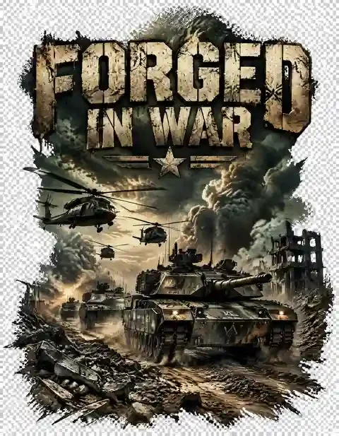 MIL-016 military T-shirt design