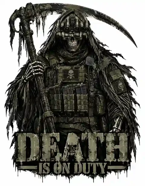 MIL-027 military T-shirt design