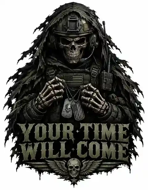 MIL-039 military T-shirt design