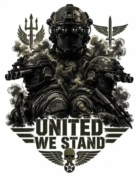 MIL-042 military T-shirt design