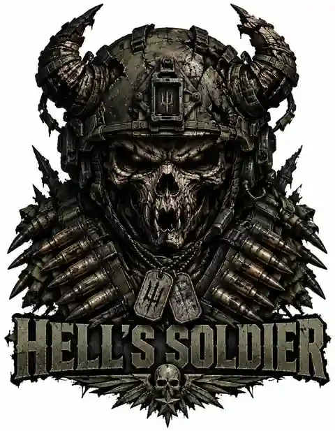 MIL-052 military T-shirt design