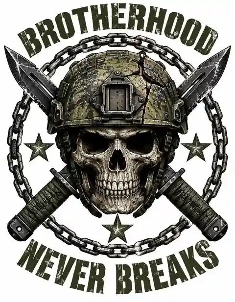 MIL-057 military T-shirt design