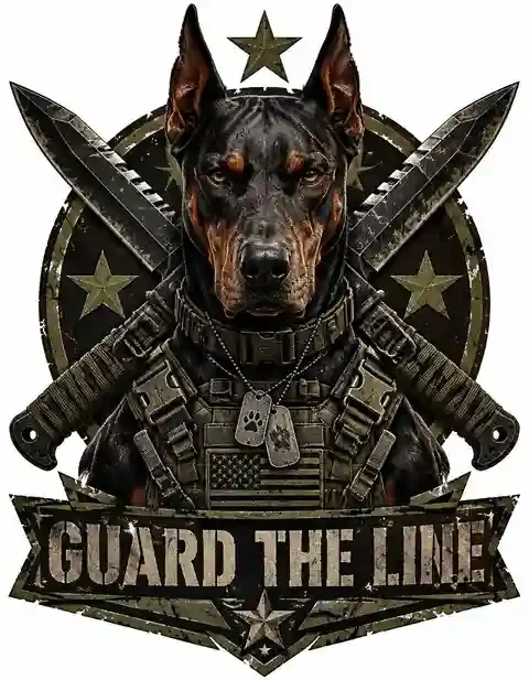 MIL-061 military T-shirt design