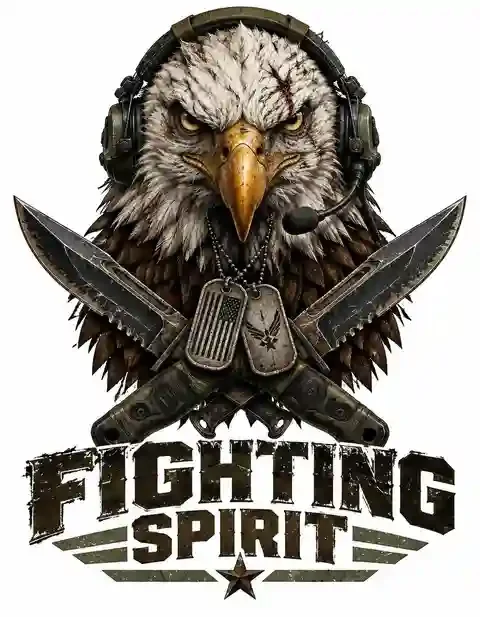 MIL-077 military T-shirt design