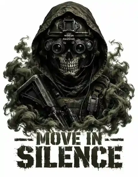 MIL-078 military T-shirt design