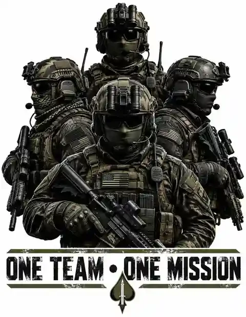 MIL-083 military T-shirt design