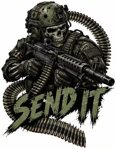 MIL-084 military T-shirt design