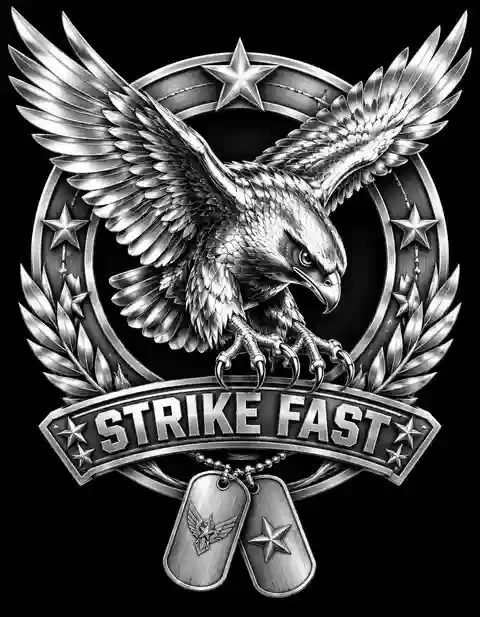 MIL-085 military T-shirt design